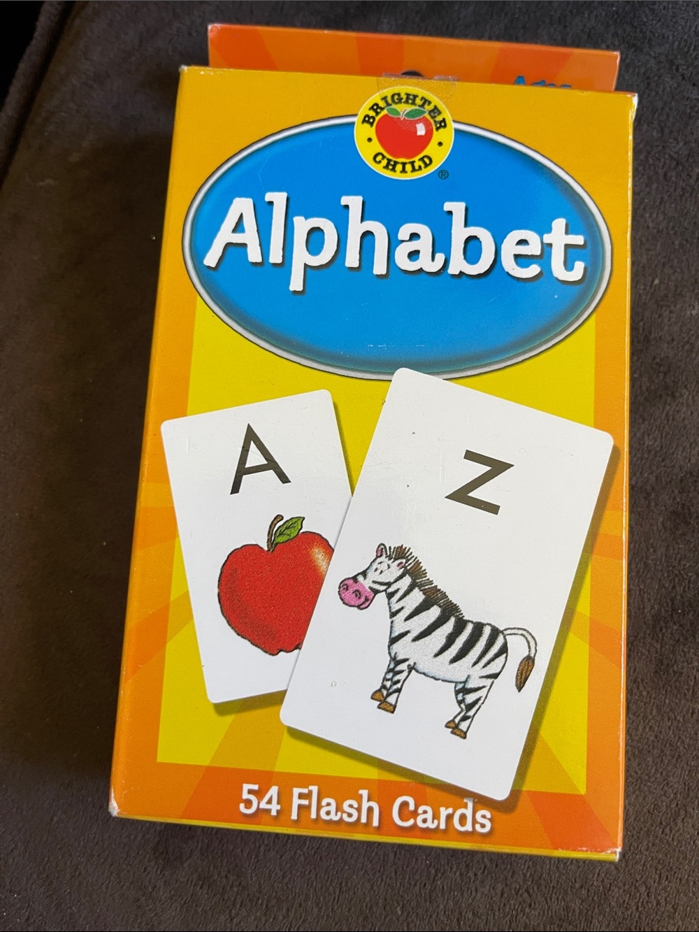 Bright Start Alphabet Flash Cards - Yellow